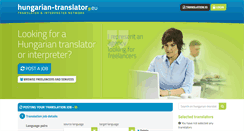Desktop Screenshot of hungarian-translator.eu
