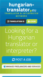 Mobile Screenshot of hungarian-translator.eu